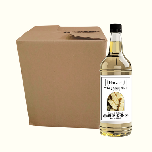 White Chocolate Mocha Syrup - Case of 9 Bottles